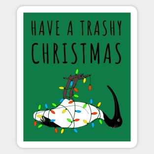 Have A Trashy Christmas Bin Chicken Sticker